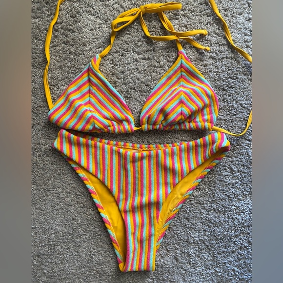 Berlook Other - Berlook Multicolor Striped Bikini